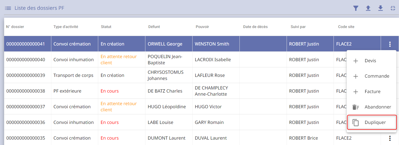 dupliquer