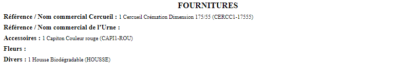 bon de préparation